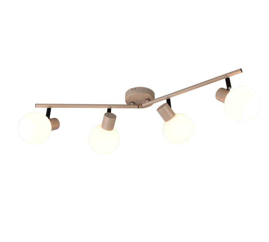 Foco Trio Boba LED warm beige 2700K Ø10cm R86374043