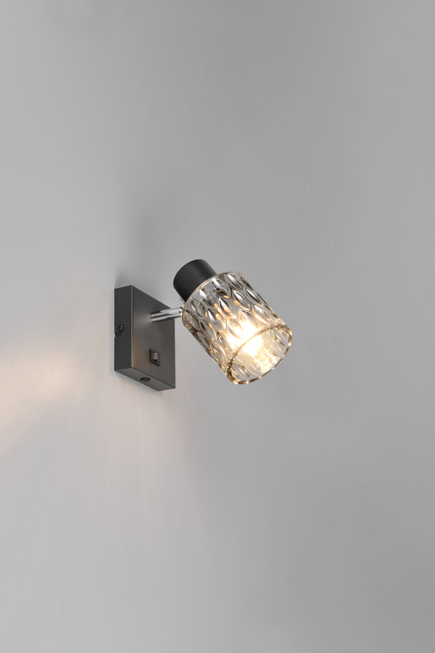 Foco Trio Jack LED negro mate 2700K Ø9cm R86421732