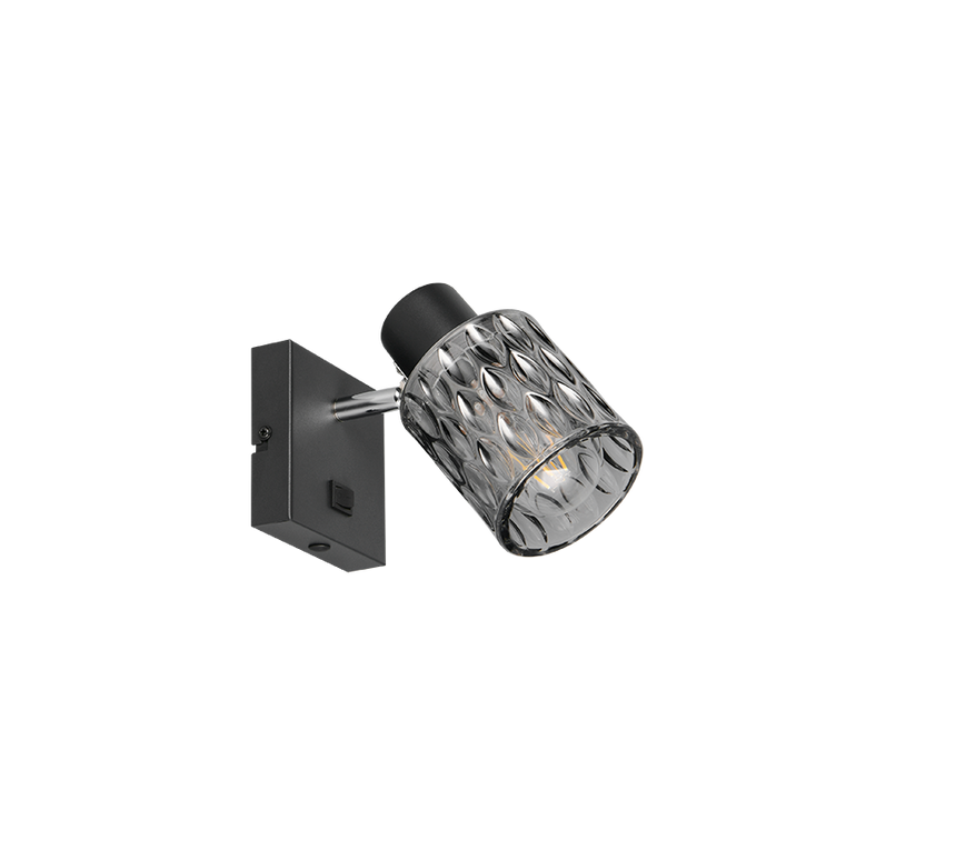 Foco Trio Jack LED negro mate 2700K Ø9cm R86421732