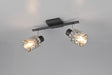 Foco Trio Jack LED negro mate 2700K 37cm R86422032
