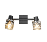 Foco Trio Jack LED negro mate 2700K 37cm R86422032
