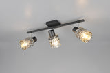 Foco Trio Jack LED negro mate 2700K 55cm R86423032