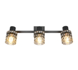 Foco Trio Jack LED negro mate 2700K 55cm R86423032