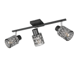 Foco Trio Jack LED negro mate 2700K 55cm R86423032