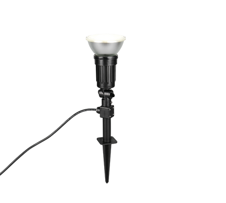 Foco de exterior Trio Caceres LED negro 4000K IP44 Ø12,5cm R86466102