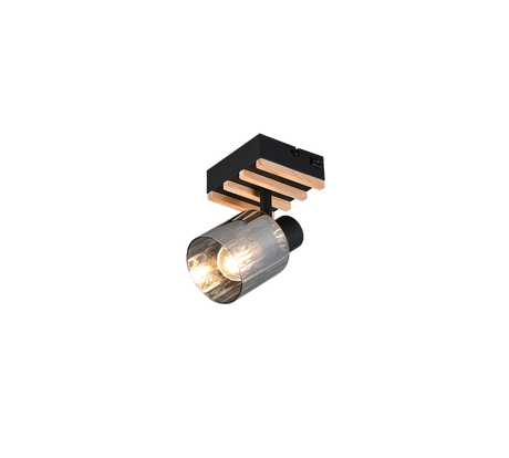 Foco Trio Travia LED negro mate 2700K 10cm R86531732