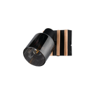 Foco Trio Travia LED negro mate 2700K 10cm R86531732