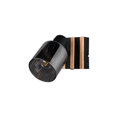Foco Trio Travia LED negro mate 2700K 10cm R86531732
