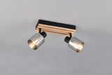 Foco Trio Travia LED negro mate 2700K 38,5cm R86532032