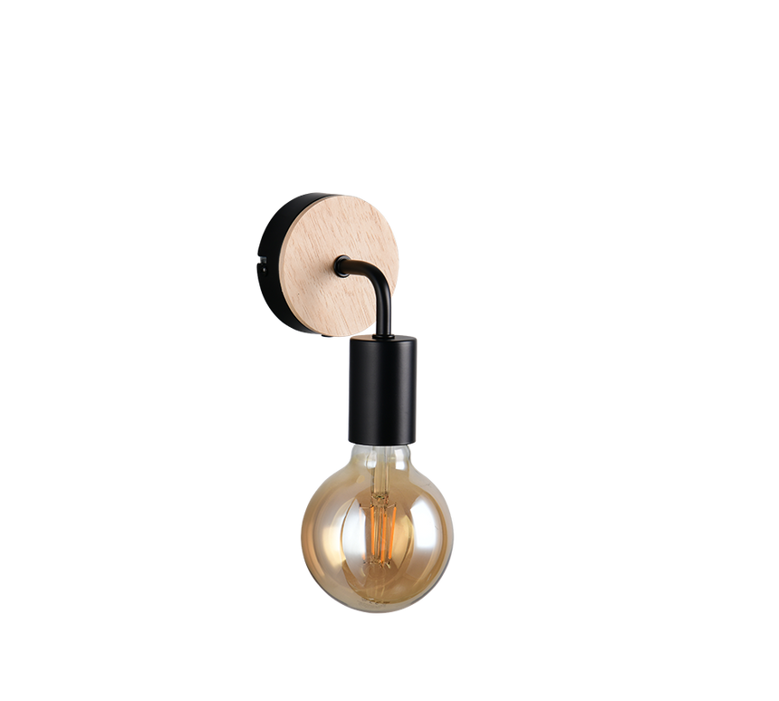 Foco Trio Merida LED negro mate 2700K 15,5cm R86651032