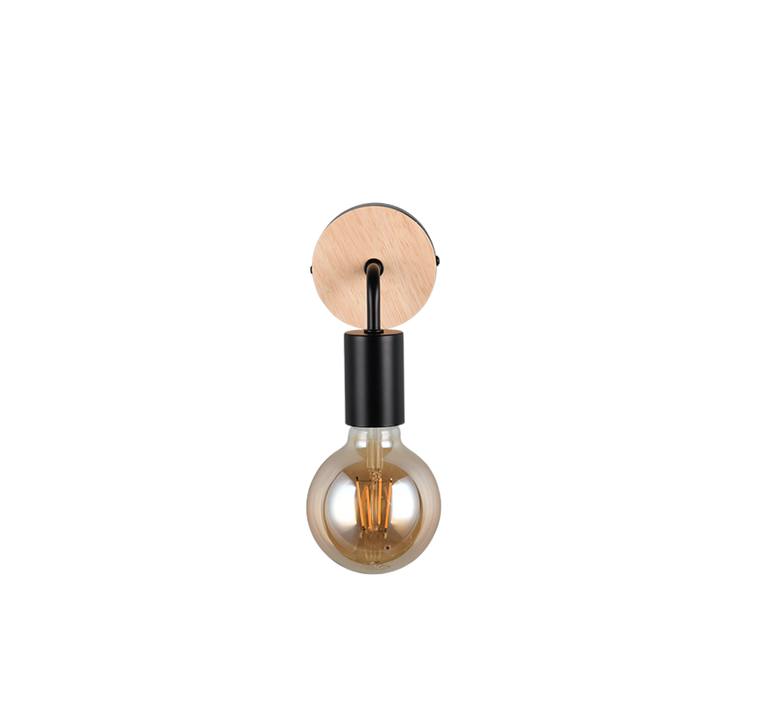 Foco Trio Merida LED negro mate 2700K 15,5cm R86651032