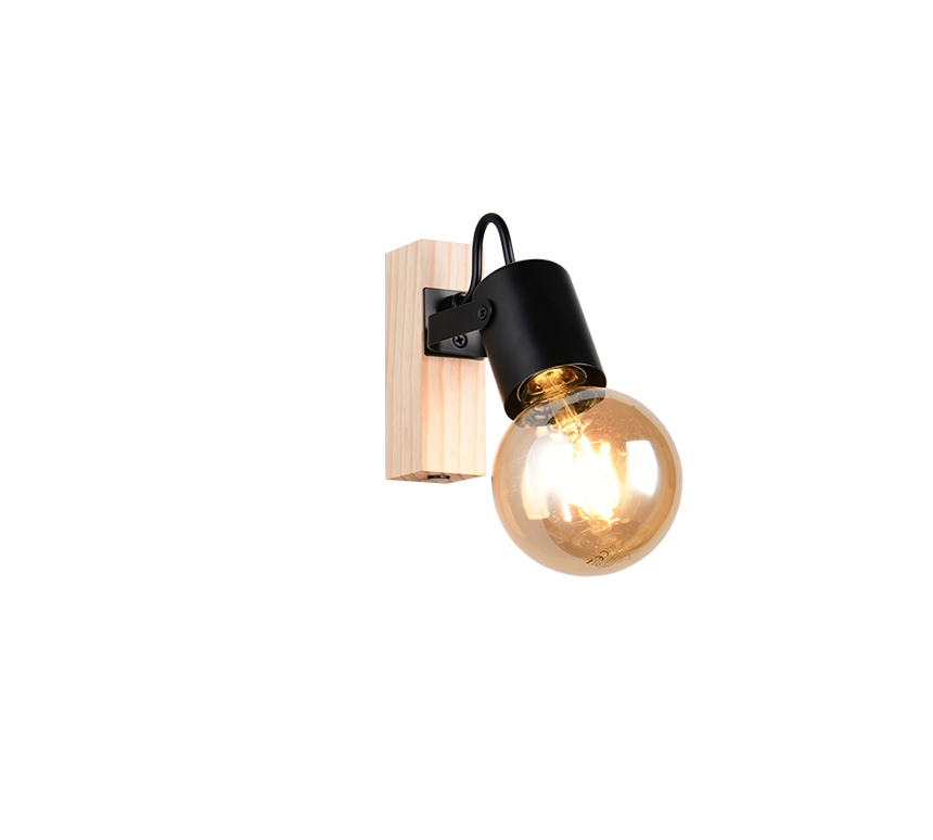Foco Trio Lynar LED negro mate 2700K 6cm R86661032