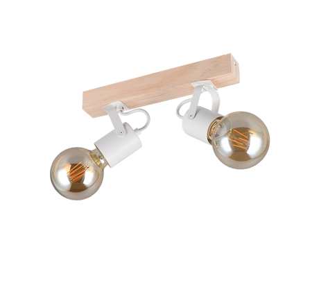 Foco Trio Lynar LED blanco mate 2700K 31cm R86662031