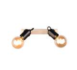 Foco Trio Lynar LED negro mate 2700K 31cm R86662032