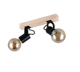 Foco Trio Lynar LED negro mate 2700K 31cm R86662032