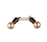 Foco Trio Lynar LED negro mate 2700K 31cm R86662032