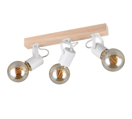 Foco Trio Lynar LED blanco mate 2700K 42cm R86663031