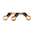 Foco Trio Lynar LED negro mate 2700K 42cm R86663032