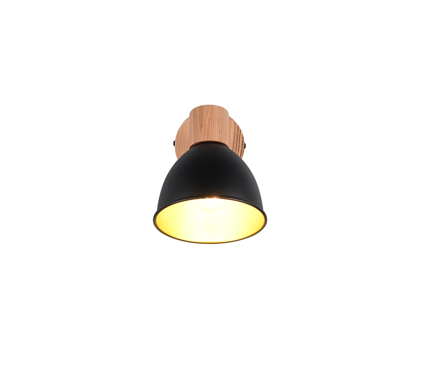 Foco Trio Delume LED negro mate 2700K 19cm R86671032