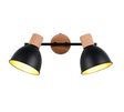 Foco Trio Delume LED negro mate 2700K 49cm R86672032