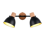 Foco Trio Delume LED negro mate 2700K 49cm R86672032
