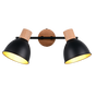 Foco Trio Delume 2 luces E27 49cm negro mate — ref. R86672032 (1)