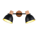 Foco Trio Delume 2 luces E27 49cm negro mate — ref. R86672032 (1)