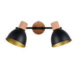 Foco Trio Delume LED negro mate 2700K 49cm R86672032