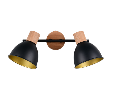 Foco Trio Delume LED negro mate 2700K 49cm R86672032