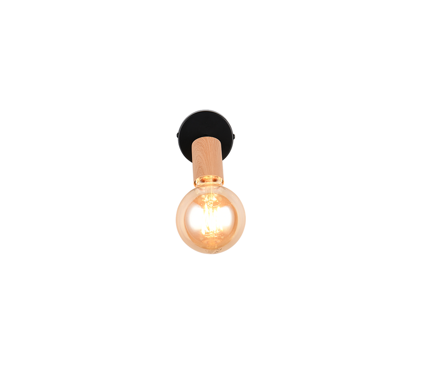 Foco Trio Lamego LED wood imitation 2700K Ø4,2cm R86681035
