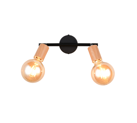 Foco Trio Lamego LED wood imitation 2700K 35cm R86682035