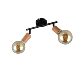 Foco Trio Lamego LED wood imitation 2700K 35cm R86682035