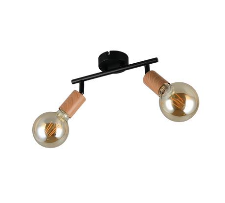 Foco Trio Lamego LED wood imitation 2700K 35cm R86682035
