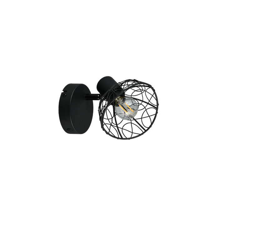 Foco Trio Yako LED negro mate 2700K 1,3cm R86701032