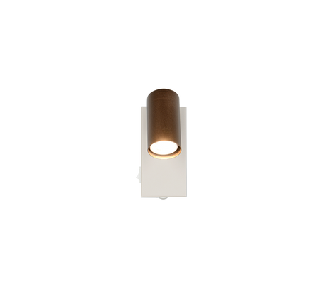Foco Trio Taryn LED marrón café 2700K 14cm R86851765
