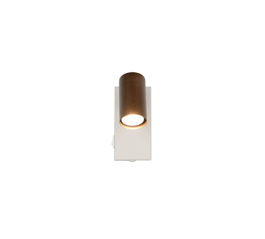 Foco Trio Taryn LED marrón café 2700K 14cm R86851765