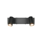 Foco Trio Taryn 2 luces GU10 28cm negro mate — ref. R86852032 (1)