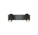 Foco Trio Taryn 2 luces GU10 28cm negro mate — ref. R86852032 (1)