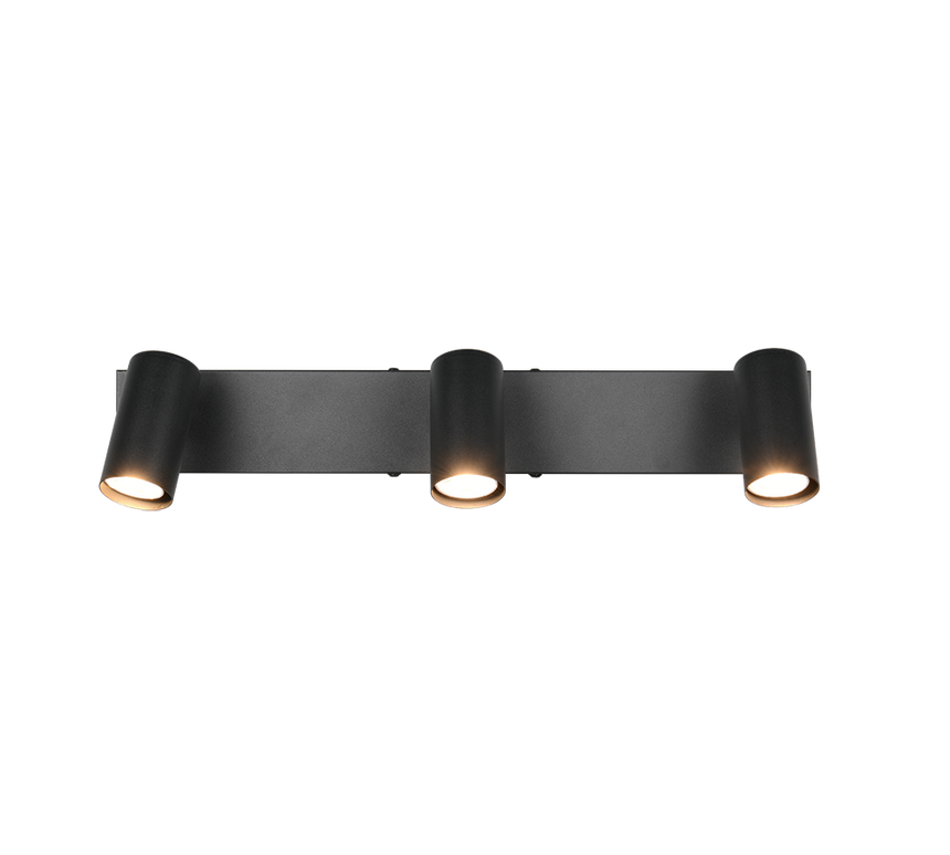 Foco Trio Taryn LED negro mate 2700K 44,5cm R86853032