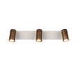 Foco Trio Taryn LED marrón café 2700K 44,5cm R86853065