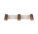 Foco Trio Taryn LED marrón café 2700K 44,5cm R86853065