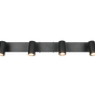 Foco Trio Taryn 4 luces GU10 62cm negro mate — ref. R86854032 (1)