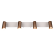 Foco Trio Taryn LED marrón café 2700K 62cm R86854065