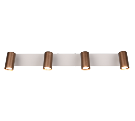 Foco Trio Taryn LED marrón café 2700K 62cm R86854065