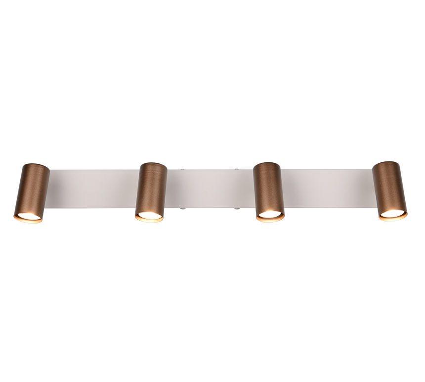Foco Trio Taryn LED marrón café 2700K 62cm R86854065