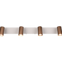 Foco Trio Taryn 4 luces GU10 62cm marrón café — ref. R86854065 (1)