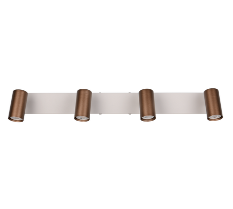 Foco Trio Taryn LED marrón café 2700K 62cm R86854065