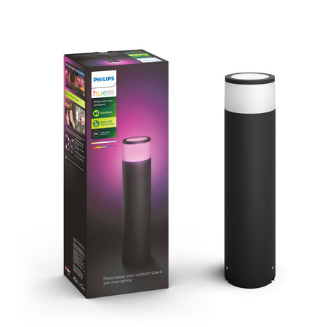 Philips Hue White and Color Ambiance Sobremesa Calla negro RGBW 8W IP65 1743730P7 590lm