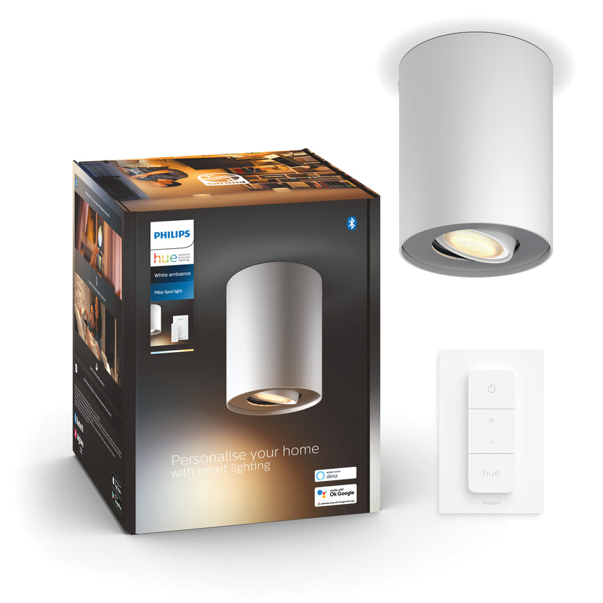 Philips Hue Foco Pillar blanco White Ambiance 4,2W 400lm 8720169320291