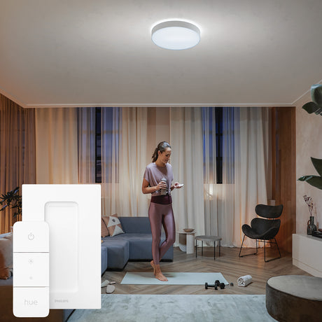 Philips Hue Plafón Enrave blanco White Ambiance 48W 4116131P6 6100lm - imagen 6